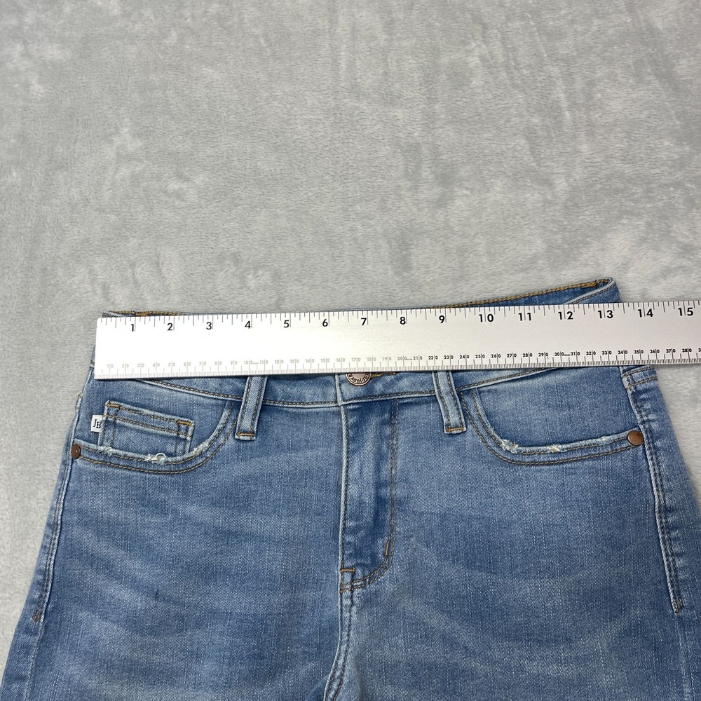Judy Blue Shorts Womens Small Blue Denim Medium Wash Cuffed Hem Stretch Outdoor - Picture 5 of 6